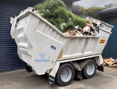 skip bin and rubbish removal make the bi